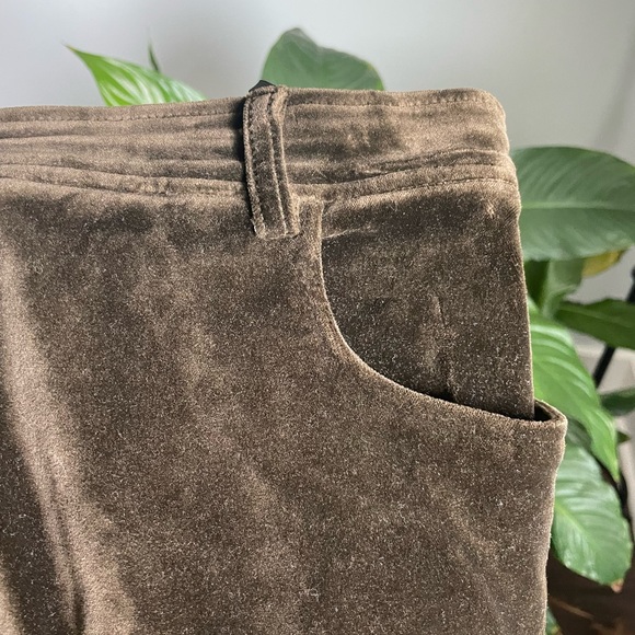 Cerruti 1881 High Waisted Velvet Pants - Picture 7 of 7